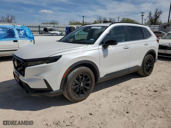 2024 Honda CR-V Hybrid Sport-L with VIN 5J6RS6H85RL019499, listed as a Copart auction lot 50930805 with 19,613 mi miles and Salvage Title. Bid and sale history available at carsss.com. Image 1.