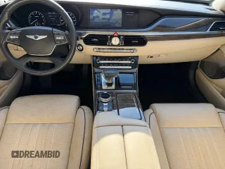 2019 Genesis G90 z VIN KMTF54JH1KU054539, wystawiony jako Copart lot #53653765 z przebiegiem 27 024 mil mil oraz Nie do naprawy. Historia ofert i sprzedaży dostępna na DreamBid. Obrazek 8.