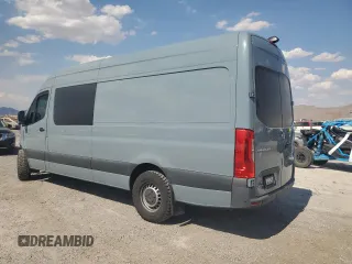 2020 Mercedes-Benz Sprinter Cargo with VIN W1W4ECHY4LT037686, listed as a Copart auction lot 63272734 with 180,277 mi miles and Salvage Title. Bid and sale history available at carsss.com. Image 2.