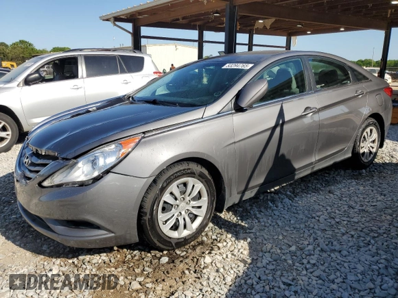 2011 Hyundai Sonata GLS with VIN 5NPEB4AC8BH118898, listed as a Copart auction lot 53294765 with 161,425 mi miles and Salvage Title. Bid and sale history available at DreamBid. Image 1.