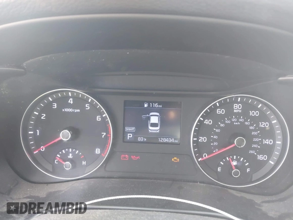 2019 Kia Forte LXS with VIN 3KPF24AD5KE072139, listed as a IAAI auction lot 41812180 with 128,434 mi miles and . Bid and sale history available at carsss.com. Image 7.