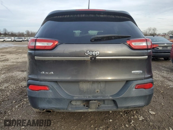 2015 Jeep Cherokee Latitude с VIN 1C4PJMCB8FW606345, выставлен на аукционе Copart как лот 45008765 с пробегом 186 954 миль миль и Списание • Salvage title. История ставок и продаж доступна на DreamBid. Изображение 6.