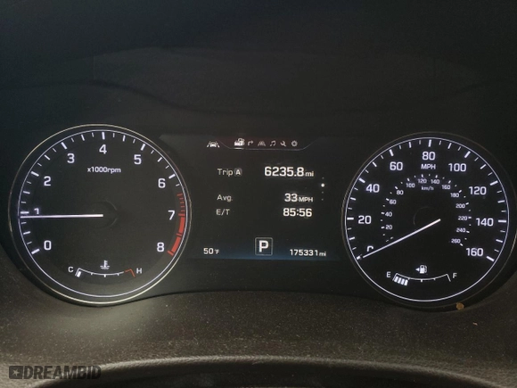 2015 Hyundai Genesis 5.0L with VIN KMHGN4JFXFU027861, listed as a Copart auction lot 51338245 with 175,331 mi miles and Salvage Title. Bid and sale history available at carsss.com. Image 9.