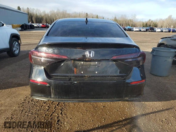 2024 Honda Civic Sedan EX with VIN 2HGFE2F36RH109808, listed as a Copart auction lot 81100254 with 46,439 mi miles and Salvage Title. Bid and sale history available at carsss.com. Image 6.