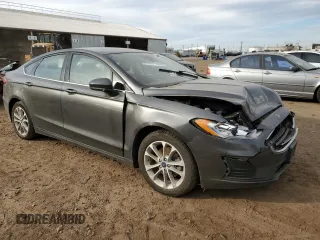 2020 Ford Fusion SE with VIN 3FA6P0LU5LR213024, listed as a Copart auction lot 81382733 with Not provided miles and Salvage title. Bid and sale history available at DreamBid. Image 4.