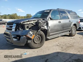 2015 Ford Expedition EL XLT with VIN 1FMJK1JT5FEF29044, listed as a Copart auction lot 71460724 with 297,520 mi miles and Salvage Title. Bid and sale history available at carsss.com. Image 1.