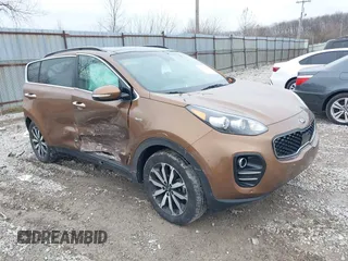 2019 Kia Sportage EX with VIN KNDPNCAC6K7532230, listed as a IAAI auction lot 41516933 with 98,819 mi miles. Bid and sale history available at carsss.com. Image 1.