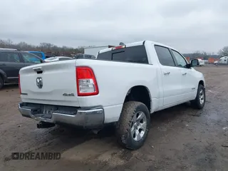 2019 Ram 1500 Big Horn/Lone Star with VIN 1C6RRFFG2KN866588, listed as a IAAI auction lot 41429338 with 78,986 mi miles. Bid and sale history available at carsss.com. Image 4.