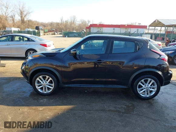 2016 Nissan Juke S with VIN JN8AF5MR7GT606160, listed as a IAAI auction lot 41749347 with 158,659 mi miles. Bid and sale history available at carsss.com. Image 14.