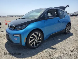 2018 BMW i3 with VIN WBY7Z4C5XJVD96706, listed as a Copart auction lot 62220745 with Not provided miles and Salvage title. Bid and sale history available at DreamBid. Image 1.
