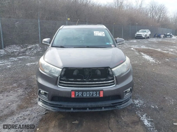 2014 Toyota Highlander Limited with VIN 5TDDKRFH3ES011317, listed as a IAAI auction lot 41428360 with NaN miles. Bid and sale history available at carsss.com. Image 12.