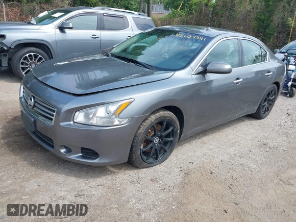 2014 Nissan Maxima S with VIN 1N4AA5AP6EC450628, listed as a IAAI auction lot 42624341 with 188,379 mi miles and . Bid and sale history available at DreamBid. Image 2.