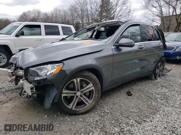 2016 Mercedes-Benz GLC with VIN WDC0G4KBXGF026205, listed as a Copart auction lot 48024815 with 0 mi miles and Salvage Title. Bid and sale history available at carsss.com. Image 1.