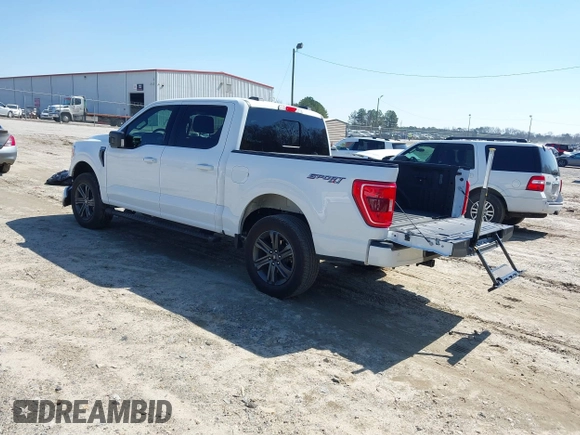 2023 Ford F-150 XL with VIN 1FTEW1EP3PFD33042, listed as a IAAI auction lot 41775430 with 23,045 mi miles. Bid and sale history available at carsss.com. Image 3.