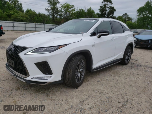 2022 Lexus RX with VIN 2T2YGMDA6NC086190, listed as a Copart auction lot 49221513 with 5,977 mi miles. Bid and sale history available at carsss.com. Image 1.