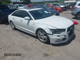 2015 Audi A6 Premium Plus with VIN WAUFGAFC6FN013762, listed as a IAAI auction lot 42565647 with 146,076 mi miles and . Bid and sale history available at DreamBid. Image 1.