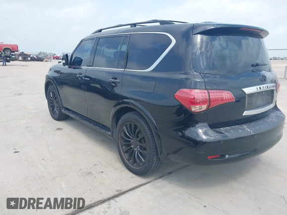 2015 Infiniti QX80 with VIN JN8AZ2ND1F9770203, listed as a IAAI auction lot 41949816 with 213,836 mi miles and . Bid and sale history available at DreamBid. Image 3.