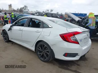 2019 Honda Civic Sport with VIN 19XFC2F82KE013269, listed as a IAAI auction lot 42118857 with 80,212 mi miles and . Bid and sale history available at DreamBid. Image 3.