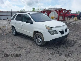 2002 Pontiac Aztek z VIN 3G7DA03E52S579681, wystawiony jako IAAI lot #42165625 z przebiegiem Nie podano mil oraz . Historia ofert i sprzedaży dostępna na DreamBid. Obrazek 1.