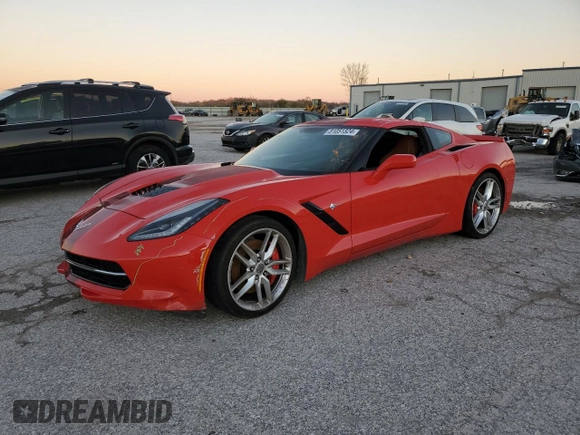 2015 Chevrolet Corvette Z51 2LT с VIN 1G1YK2D73F5118208, выставлен на аукционе Copart как лот 81051324 с пробегом Не указан миль и Списание • Salvage title. История ставок и продаж доступна на DreamBid. Изображение 1.