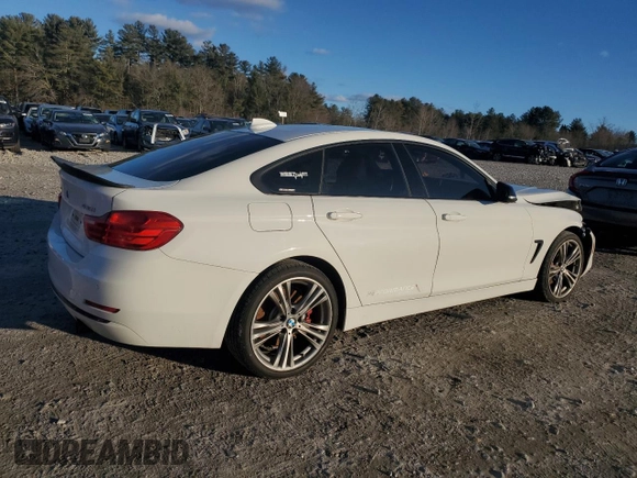 2015 BMW 4 Series 435i xDrive with VIN WBA4B3C59FGV48533, listed as a Copart auction lot 87441184 with 102,482 mi miles and Salvage Title. Bid and sale history available at DreamBid. Image 3.