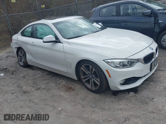2016 BMW 4 Series 435i xDrive with VIN WBA3R5C52GK373771, listed as a IAAI auction lot 41462286 with 123,713 mi miles and . Bid and sale history available at DreamBid. Image 1.