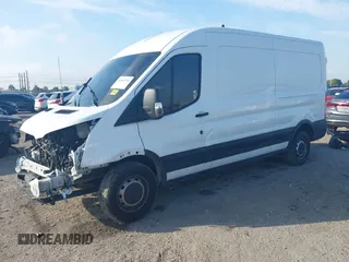 2021 Ford Transit Cargo with VIN 1FTBR1C86MKA91940, listed as a IAAI auction lot 41469716 with 40,745 mi miles and . Bid and sale history available at DreamBid. Image 18.
