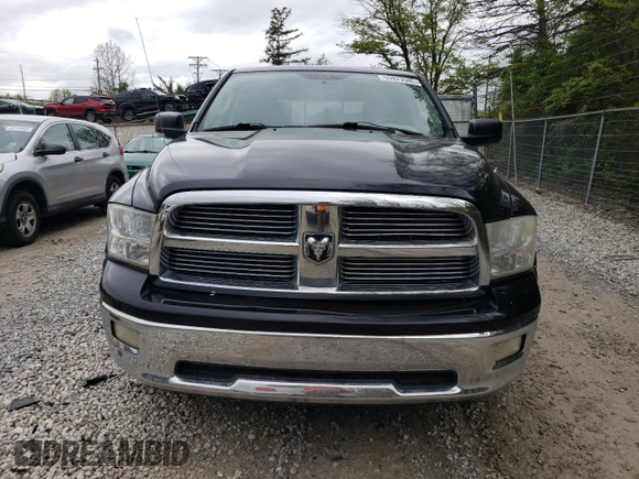 2009 Dodge 1500 SLT with VIN 1D3HV13T19S702739, listed as a Copart auction lot 55923585 with 125,251 mi miles and Clean Title. Bid and sale history available at carsss.com. Image 5.