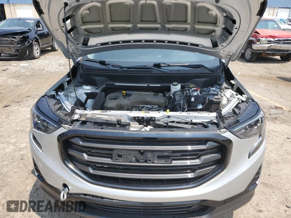 2021 GMC Terrain SLE with VIN 3GKALTEV7ML323752, listed as a Copart auction lot 64689375 with 45,134 mi miles and Non repairable. Bid and sale history available at DreamBid. Image 11.