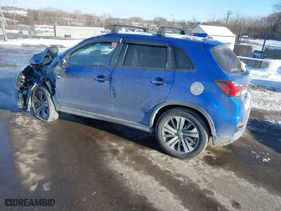 2021 Mitsubishi Outlander Sport ES with VIN JA4ARUAU7MU006356, listed as a IAAI auction lot 41381363 with 33,755 mi miles. Bid and sale history available at carsss.com. Image 3.