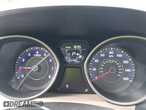 2016 Hyundai Elantra SE with VIN 5NPDH4AE8GH729940, listed as a IAAI auction lot 42205329 with 54,495 mi miles and . Bid and sale history available at DreamBid. Image 7.