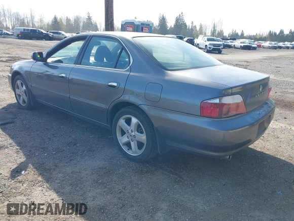 2003 Acura TL Type S with VIN 19UUA56853A005820, listed as a IAAI auction lot 41957844 with 138,708 mi miles. Bid and sale history available at carsss.com. Image 3.
