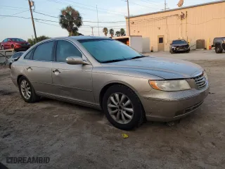 2007 Hyundai Azera SE with VIN KMHFC46F67A228508, listed as a Copart auction lot 71537224 with 123,218 mi miles and Salvage Title. Bid and sale history available at carsss.com. Image 4.