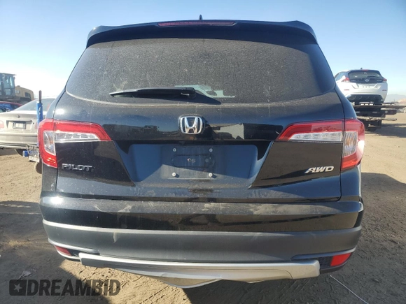 2021 Honda Pilot EX-L with VIN 5FNYF6H51MB088939, listed as a Copart auction lot 84930544 with 37,997 mi miles and Salvage Title. Bid and sale history available at DreamBid. Image 6.