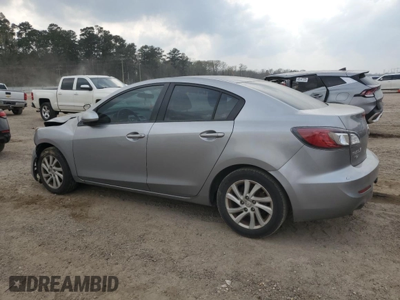 2012 Mazda 3 i Touring with VIN JM1BL1V74C1700744, listed as a Copart auction lot 47706935 with 164,797 mi miles and Salvage Title. Bid and sale history available at DreamBid. Image 2.