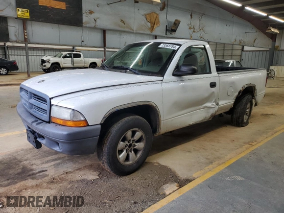 2003 Dodge Dakota with VIN 1D7FL16X73S307529, listed as a Copart auction lot 73568784 with 314,924 mi miles and Salvage Title. Bid and sale history available at carsss.com. Image 1.