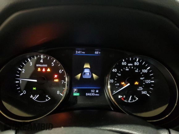 2019 Nissan Rogue SV with VIN JN8AT2MV6KW376915, listed as a Copart auction lot 52355725 with 84,630 mi miles and Salvage Title. Bid and sale history available at carsss.com. Image 9.