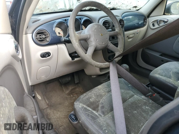 2002 Chrysler PT Cruiser Limited with VIN 3C8FY68B52T388195, listed as a Copart auction lot 64740274 with Not Provided miles and Salvage Title. Bid and sale history available at DreamBid. Image 8.