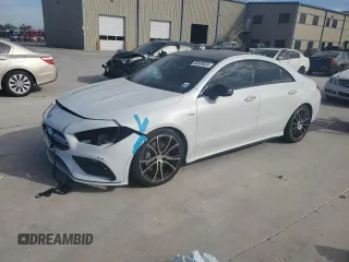 2022 Mercedes-Benz CLA 35 AMG with VIN W1K5J5BB3NN311937, listed as a Copart auction lot 80569624 with 38,528 mi miles and Salvage Title. Bid and sale history available at DreamBid. Image 1.