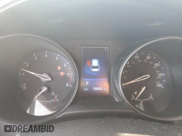 2018 Toyota C-HR XLE with VIN NMTKHMBX7JR022593, listed as a Copart auction lot 70659634 with 106,692 mi miles and Salvage Title. Bid and sale history available at carsss.com. Image 9.