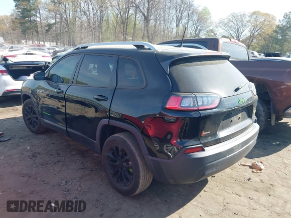 2020 Jeep Cherokee Latitude with VIN 1C4PJLCB2LD552784, listed as a IAAI auction lot 41908936 with 47,337 mi miles and . Bid and sale history available at DreamBid. Image 3.