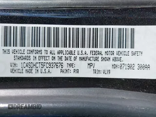 2015 Dodge Durango R/T with VIN 1C4SDHCT5FC937676, listed as a IAAI auction lot 41369508 with 107,075 mi miles and . Bid and sale history available at DreamBid. Image 9.