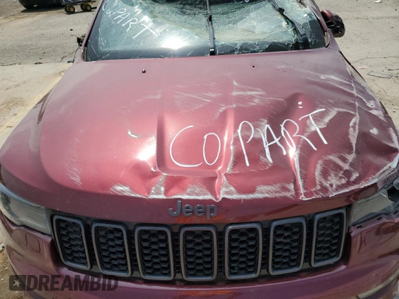 2018 Jeep Grand Cherokee High Altitude z VIN 1C4RJFCG4JC212030, wystawiony jako Copart lot #57978055 z przebiegiem Nie podano mil oraz Szkoda całkowita • Salvage title. Historia ofert i sprzedaży dostępna na DreamBid. Obrazek 12.