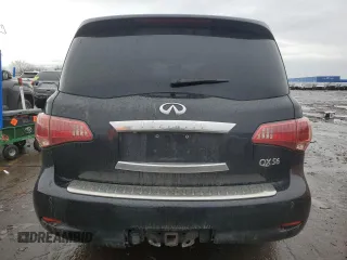 2012 Infiniti QX56 8-passenger with VIN JN8AZ2NC6C9317259, listed as a Copart auction lot 47020405 with 245,235 mi miles and Non Repairable. Bid and sale history available at carsss.com. Image 6.