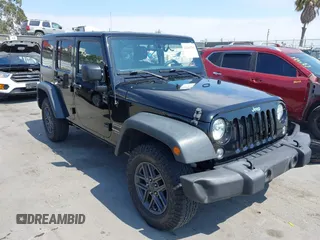 2018 Jeep Wrangler Unlimited Sport S with VIN 1C4BJWDG5JL807887, listed as a IAAI auction lot 42464704 with 72,425 mi miles and . Bid and sale history available at DreamBid. Image 1.