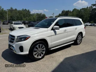 2018 Mercedes-Benz GLS 450 with VIN 4JGDF6EE1JB153365, listed as a Copart auction lot 65477955 with 136,583 mi miles and Clean title. Bid and sale history available at DreamBid. Image 2.