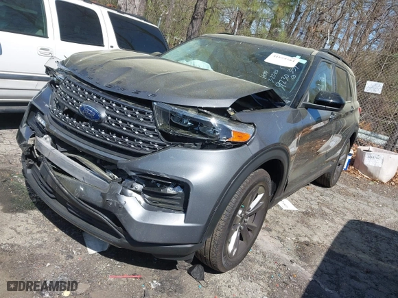 2023 Ford Explorer XLT with VIN 1FMSK8DHXPGC09230, listed as a IAAI auction lot 41899584 with 20,892 mi miles. Bid and sale history available at carsss.com. Image 22.