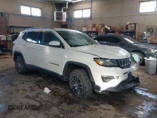 2018 Jeep Compass Latitude with VIN 3C4NJDBB0JT179167, listed as a IAAI auction lot 41622598 with 106,880 mi miles. Bid and sale history available at carsss.com. Image 1.