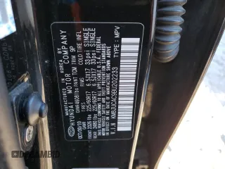 2011 Hyundai Tucson Limited with VIN KM8JUCAC9BU202233, listed as a Copart auction lot 82934464 with 200,297 mi miles and Non Repairable. Bid and sale history available at DreamBid. Image 13.