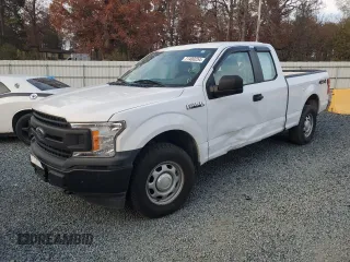 2020 Ford F-150 XL with VIN 1FTEX1EB9LKF24189, listed as a Copart auction lot 77400254 with 80,618 mi miles and Salvage Title. Bid and sale history available at carsss.com. Image 1.